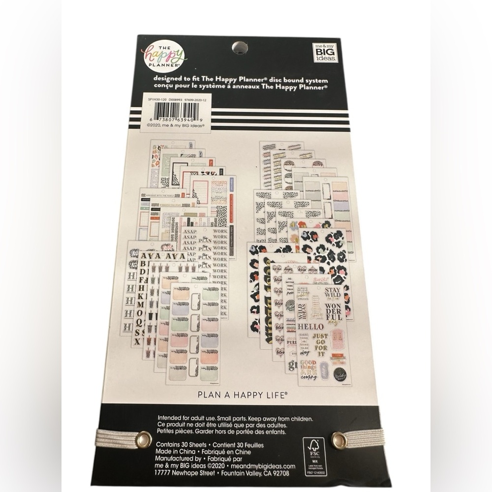 The Happy Planner Colorful Leopard Sticker Book - Picture 2 of 16
